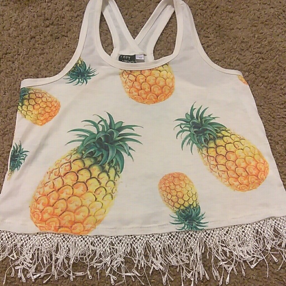 Other - Girls pineapple print top size 12